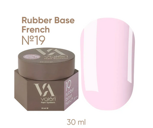 База Valeri Rubber Base French №19, 30 мл 22281 фото