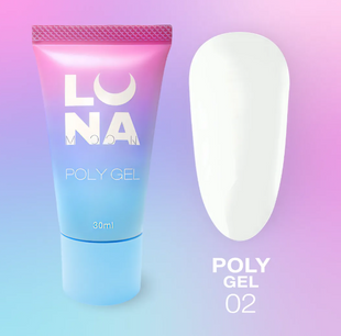 Полігель LUNA для нарощування Poly Gel №2 , 30 мл 4554785 фото