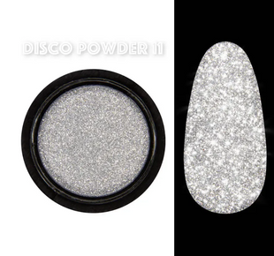 Designer Світловідбивна втирка Disco powder №11 Срібна 134675 фото