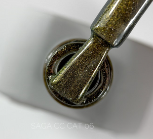 Світловідбиваючий гель-лак Saga Cat Chameleon CC 6, 10 мл 0001 фото