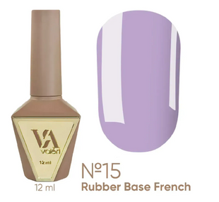 База Valeri Rubber Base French №15, 12 мл 22244 фото