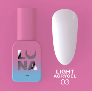 Рідкий гель Luna Light Acrygel №3, 13 мл 2491473 фото