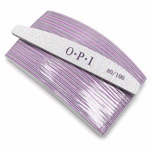 Пилка для нігтів OPI дуга 80/100, 25 шт/уп 24341 фото