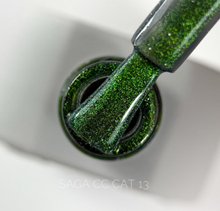 Світловідбиваючий гель-лак Saga Cat Chameleon CC 13, 10 мл  0007 фото