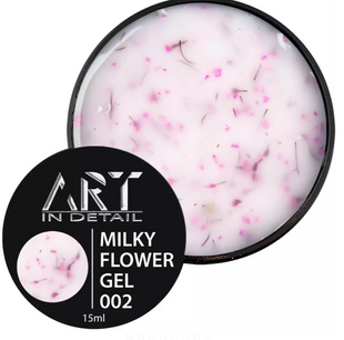 Гель ART Builder Gel Milky Flower № 002, 15 мл 1145222 фото