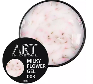 Гель ART Builder Gel Milky Flower № 003, 15 мл 5946552 фото