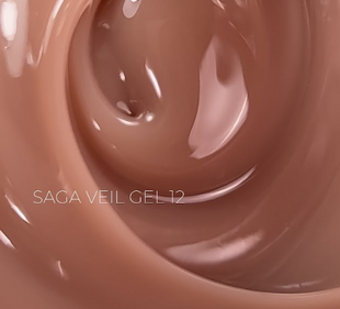 Гель для нарощування SAGA Veil № 12, 15 мл 23469 фото