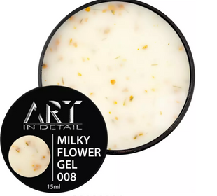 Гель ART Builder Gel Milky Flower № 008, 15 мл 22502 фото