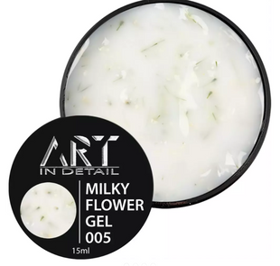 Гель ART Builder Gel Milky Flower № 005, 15 мл 4555522 фото