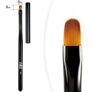 Пензлик для гелю Gel Brush Oval ART #4, 9 мм 44512 фото