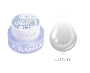 Гель-фарба біла Crooz 5 в 1 Art gel ombre № 01, 3 мл 383282282 фото