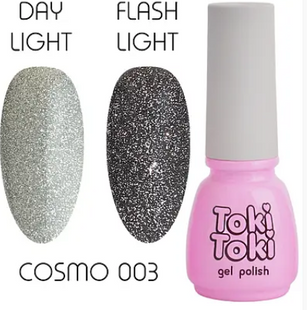 Гель-лак Toki-Toki світловідбиваючий Cosmo 03, 5 мл 3001 фото