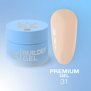 Гель для нарощування Luna Premium Gel №31, 30 мл 4578766 фото
