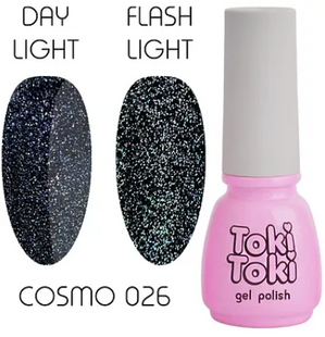Гель-лак Toki-Toki світловідбиваючий Cosmo 26, 5 мл 3025 фото