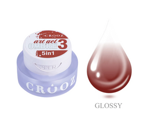 Гель-фарба Crooz 5 в 1 Art gel ombre № 03, 3 мл 7956633 фото