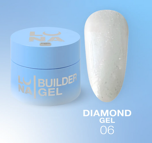 Гель для нарощування Luna Diamond Gel №6, 15 мл 4511222 фото