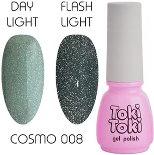 Гель-лак Toki-Toki світловідбиваючий Cosmo 08, 5 мл 3007 фото