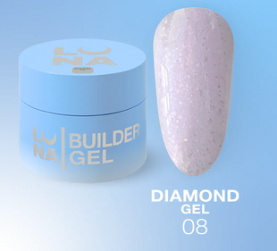 Гель для нарощування Luna Diamond Gel №8, 15 мл 78532 фото