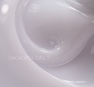 Гель для нарощування SAGA Veil № 7, 15 мл 23455 фото