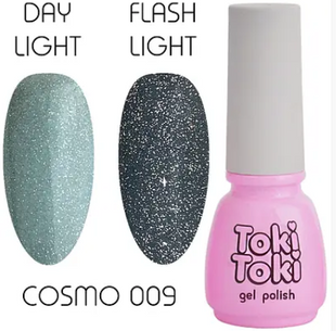 Гель-лак Toki-Toki світловідбиваючий Cosmo 09, 5 мл 3008 фото