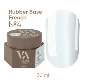 База Valeri Rubber Base French №4, 30 мл 22267 фото