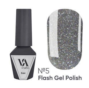 Гель-лак світловідбиваючий Valeri Flash №05, 6 мл 353668 фото