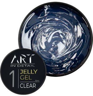 Гель-желе для нарощування ART Clear прозорий № 1, 15 мл 45522772 фото