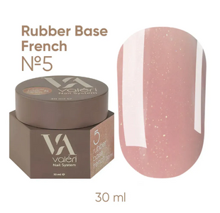 База Valeri Rubber Base French №5, 30 мл 22268 фото