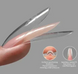 Подвійні верхні форми Сендвіч для нарощування нігтів BELEON 240 штук COFFIN Балерина 234343 фото 2