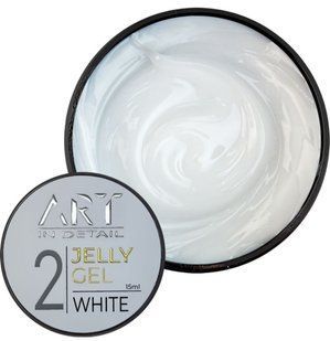 Гель-желе для нарощування ART White білий № 2 , 15 мл 84846845 фото