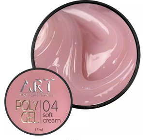 Полігель ART POLYGEL №04 Soft Cream, 15 мл 4152232 фото