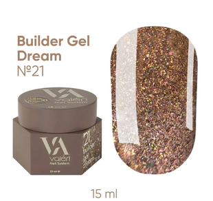 Гель Valeri Builder Gel Dream №21, 15 мл 11099 фото