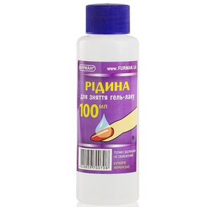 Рідина для зняття гель-лаку Фурман , 100 мл 452632 фото