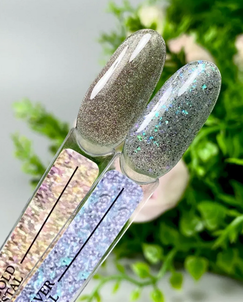 CROOZ TOP SILVER CRYSTAL &mdash; топ із срібним шиммером і фольгою, 8 мл 22527 фото