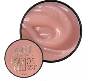 Полігель ART POLYGEL №05 Biscuit Beige, 15 мл 452223 фото