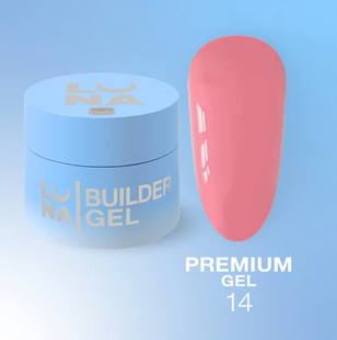 Гель для нарощування Luna Premium Gel №14, 30 мл 4567788 фото