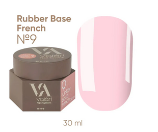 База Valeri Rubber Base French №9, 30 мл 22272 фото