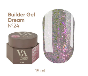Гель Valeri Builder Gel Dream №24, 15 мл 22202 фото