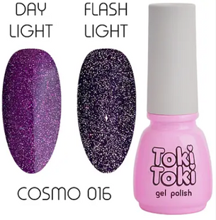 Гель-лак Toki-Toki світловідбиваючий Cosmo 16, 5 мл 3015 фото