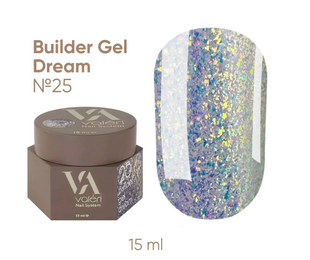 Гель Valeri Builder Gel Dream №25, 15 мл 22203 фото