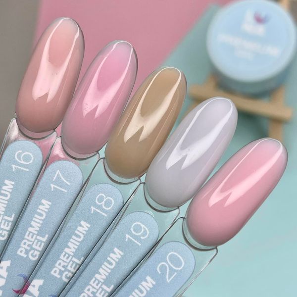Гель для нарощування Luna Premium Gel №16, 30 мл 991245 фото