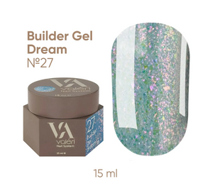 Гель Valeri Builder Gel Dream №27, 15 мл 22205 фото