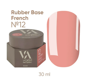 База Valeri Rubber Base French №12, 30 мл 22275 фото