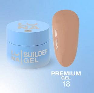 Гель для нарощування Luna Premium Gel №18, 30 мл 1246999 фото