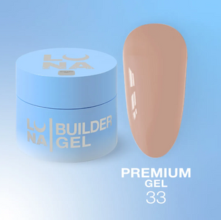 Гель для нарощування Luna Premium Gel №33, 30 мл 422226 фото