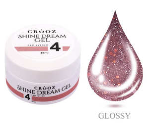 Світловідбиваючий гель Crooz SHINE DREAM GEL №04, 15 мл 4556477 фото