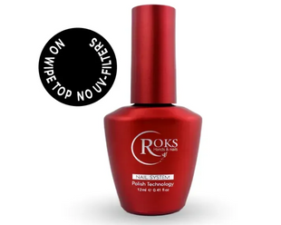Топ ROKS Top No Wipe NO UV-Filters, 12 мл 2343355 фото