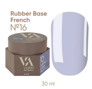 База Valeri Rubber Base French №16, 30 мл 22278 фото