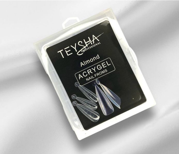 Верхні форми для нарощування нігтів Teysha Almond, 120 шт/уп 4563365 фото