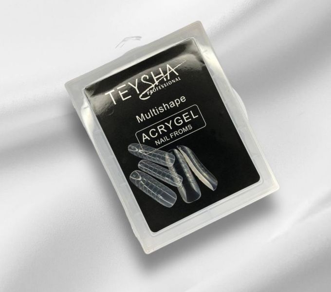 Верхні форми для нарощування нігтів Teysha Multishape, 120 шт/уп 625566 фото
